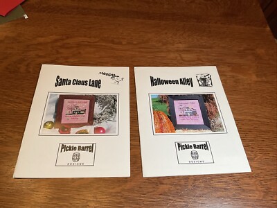 LOT OF 2 Pickle Barrel Designs  Cross Stitch Pattern