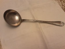 LOUCHE METAL ARGENTE CHRISTOFLE  MODELE RUBAN
