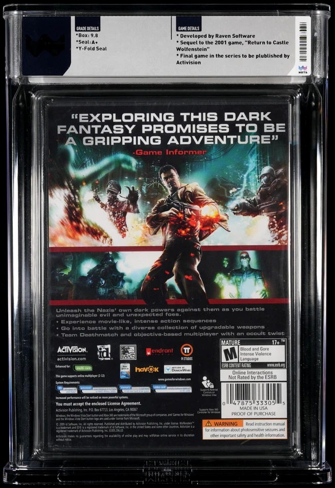 Wolfenstein, WATA 9.8 A+ / ~VGA 95+ GOLD - Image 2 of 4