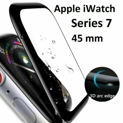 3D Apple Watch Series 7  / 45 mm Panzerfolie Schutz Glas iWatch Displayschutz