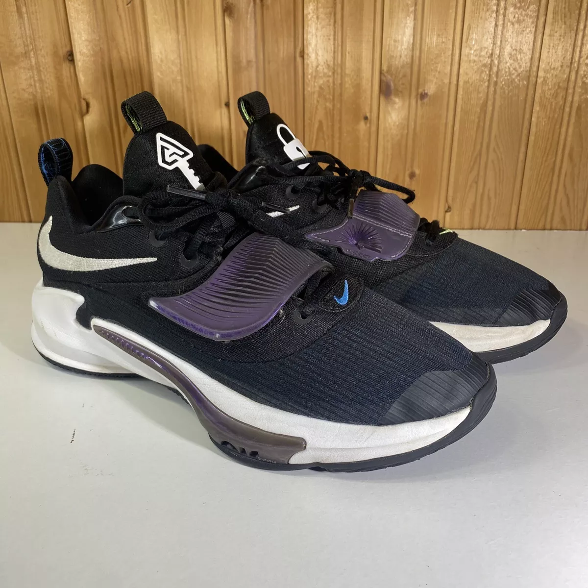 Nike Zoom Freak 3 Project 34 Black Purple Men s Size 8.5 DA0694 001