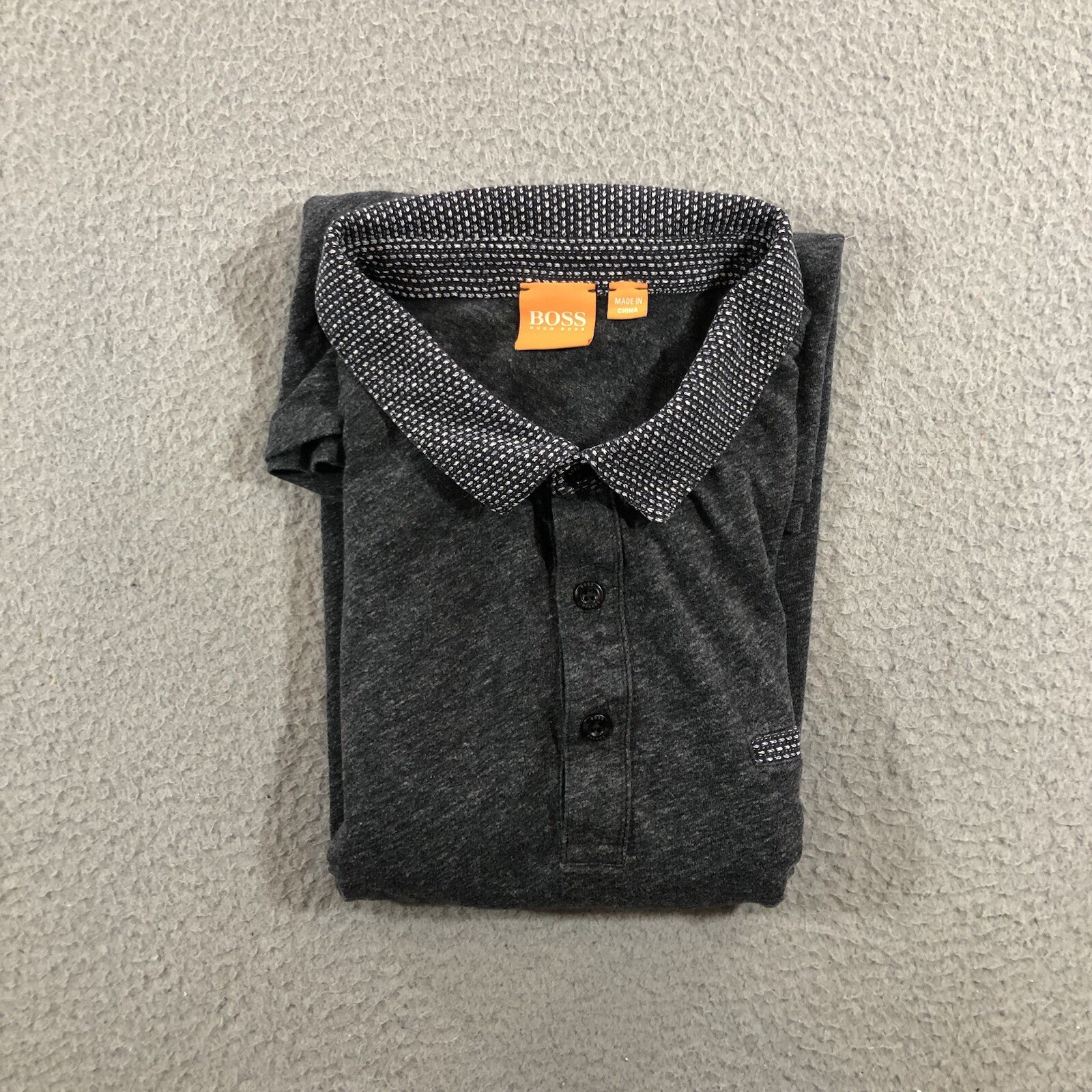 hugo boss polo Shirt Men’s XL Charcoal Gray Golf Casual thumbnail 12
