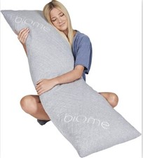 Snuggel-Pedic long body pillow for adults - Shredded memory foam  cooling cover