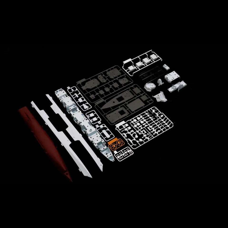 Conjunto Destructor de Misiles Guiados Tipo 055 Chino 1/350 Modelo de Barco 52cm Foto 2 de 4