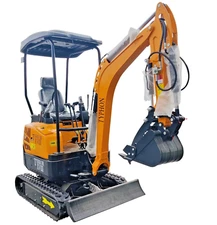 FREE SHIPPING 4,000 lbs Terror XVIII Mini Excavator, EPA KUBOTA D902 Engine