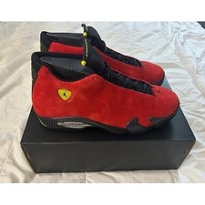 Air Jordan 14 Retro Ferrari Challenge Red Mens Size 14 654459-670 New