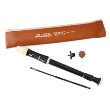 AULOS 204A/G Soprano Recorder Robin Series German Fingering Made in Japan