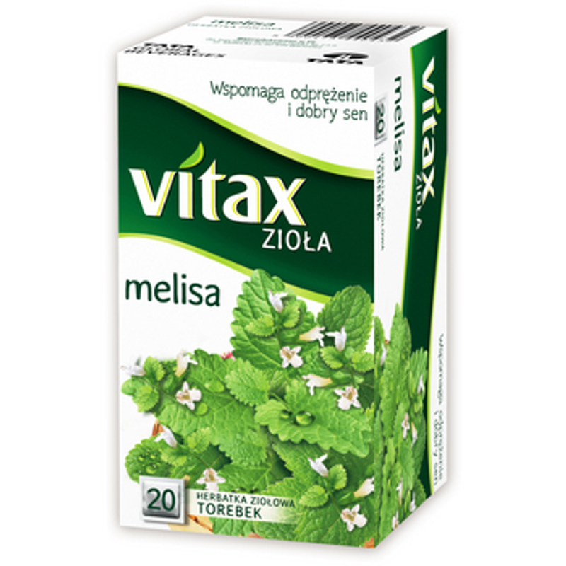 5900175440432 Herbata Vitax Zioła Melisa 20 torebek x 1,5g TATA GLOBAL