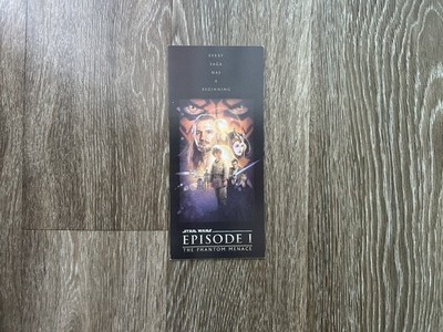 Star Wars Episode 1 Phantom Menace 1999 SCREENING TICKET STUB FULL LUCAS