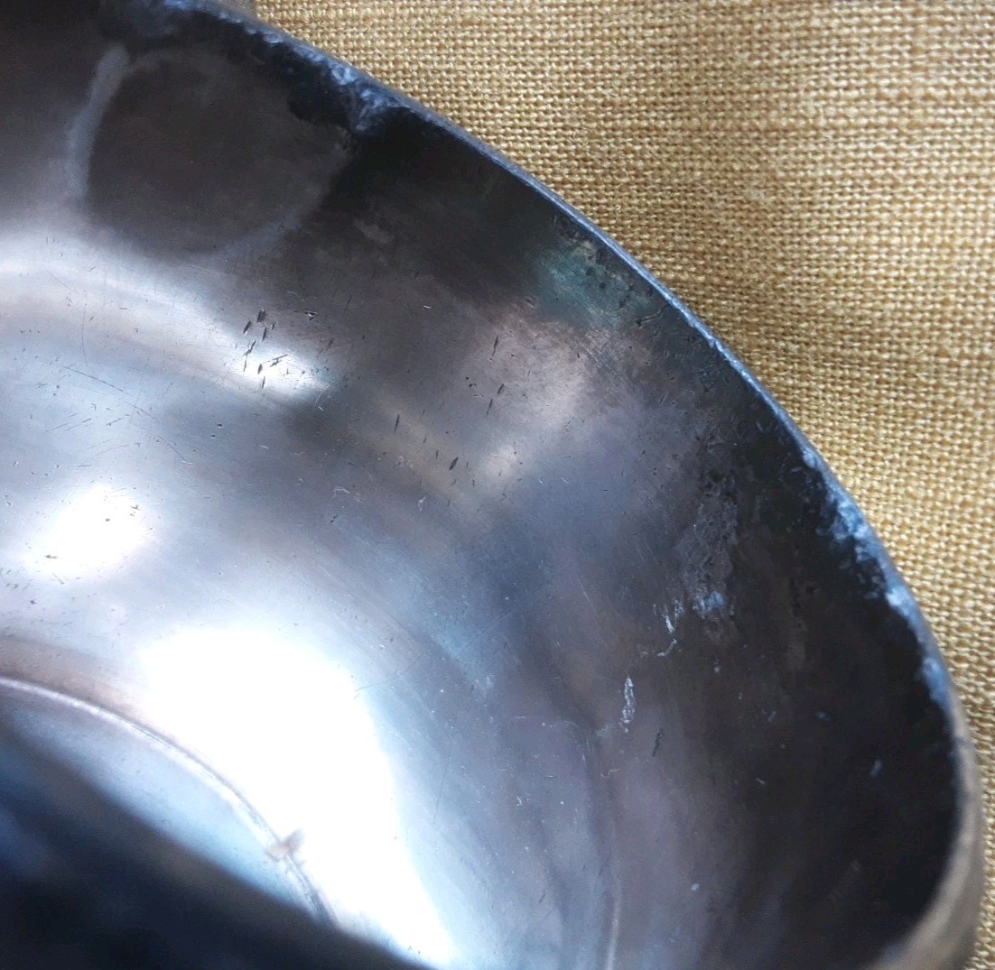 Antique Middletown Plate Co. Quadruple Plate Baby Cup 184 Hard White Metal