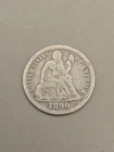 1890 Seated Liberty Silver Dime 10c