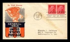 US COVER THOMAS JEFFERSON 2C COIL FIRST DAY ISSUE KEN BOLL CACHET CRAFT