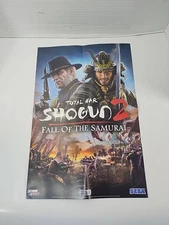 Total War Shogun 2 Fall of the Samurai Double Sided Folded Poster SEGA 