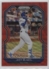 2021 Panini Prizm Tier II Red Wave Prizm 97/99 Jeff McNeil #119 1cc0