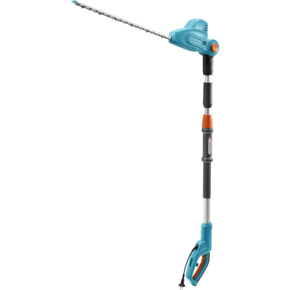 Taille-haie télescopique électrique GARDENA THS 500/48 avec perche orientable pour arbustes hauts