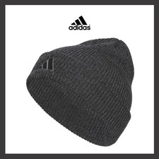 NWT - Adidas Men's Team Issue Folded Knit Beanie Winter Charcoal Free Shipping