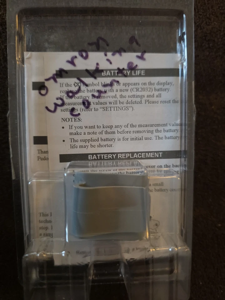 OMRON Pedometer HJ-321 7-Day Memory Calories Burned Clip Walking Steps Counter - Image 2 of 2