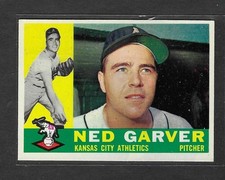 1960 Topps #471 Ned Garver , Kansas City Athletics baseball