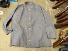 CIVIL WAR CONFEDERATE  CS GREY WOOL SACK COAT JACKET- 4XLARGE 54R