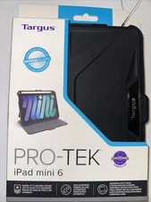 Targus Pro-Tek For IPad Mini 6 Case Black THZ911US Antimicrobial Protection New