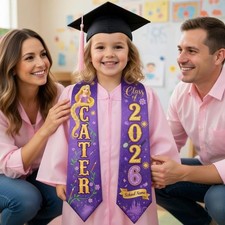 Custom Tangled Rapunzel Princess Graduate Sash Class Of 2026 Graduation Stole