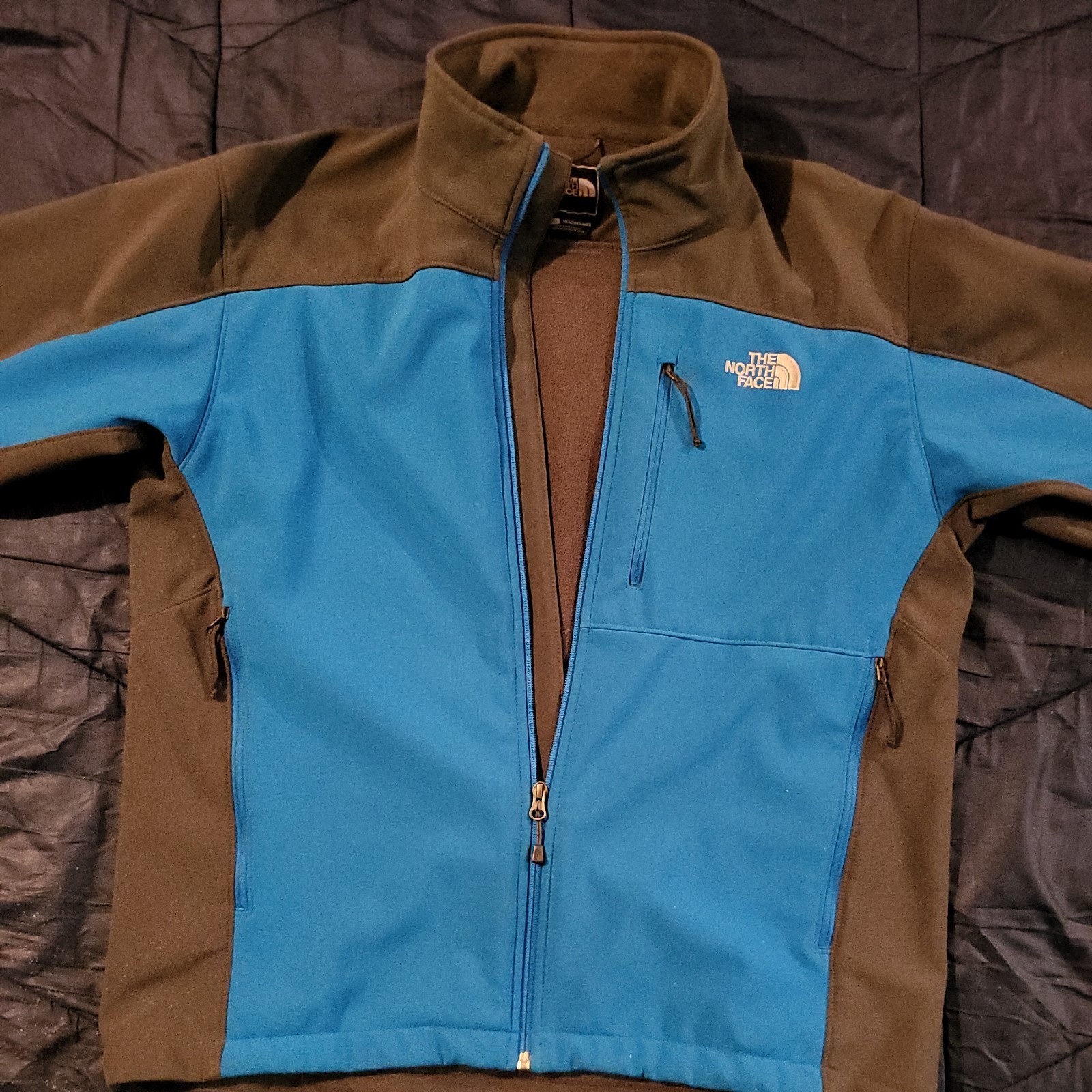 Men’s Large North Face Softshell Jacket. Slate Gr… - image 7