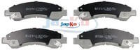 Japko 50006 Bremsbelagsatz FüR Scheibenbremse Bremsbelagsatz BremsbeläGe