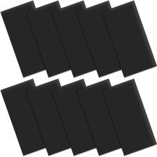 10Pcs Nylon Repair Patches Self-Adhesive and 3.9  7.9 inches, Black 10PCS