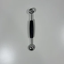 ECKO Melon Baller Scoop Vintage Kitchen Utensil, Black Handle, 2 Sizes, USA Made
