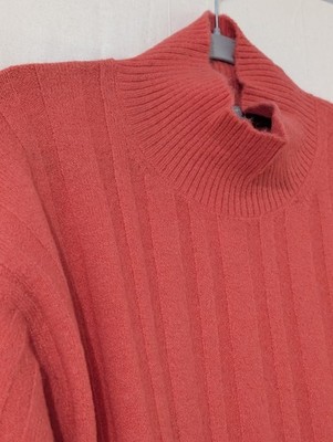 J. CREW Ribbed Mockneck Sweater in Supersoft YarnBM209 Pink Red Size M