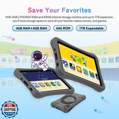 UMIDIGI Kids Tablet, G1 Tab Android 13 for Kids, 10.1