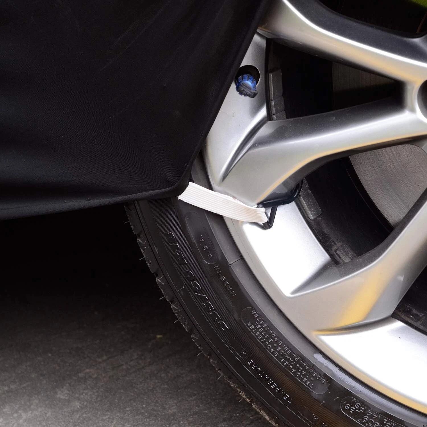 For Jaguar XF XFL XJ Red Line Indoor Breathable Car Cover Satin Stretch