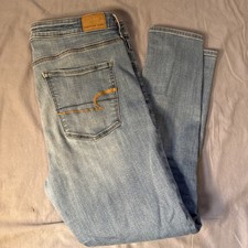 American Eagle Super Hi-Rise Jegging Skinny Jeans Size 12 Regular Super Stretch