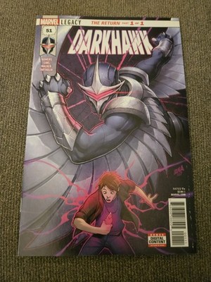 MARVEL Comic Book Darkhawk #51 2017 3rd Series Connor Young Kyle Higgins Ramirez