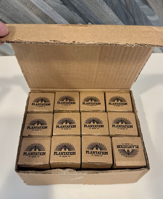 Plantation Rum Stiggins Pineapple Terracotta Shot Glass Dozen - New with Box