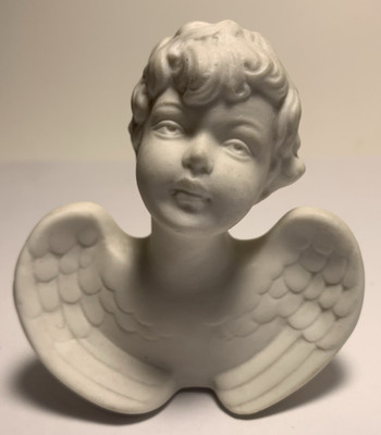 Orlik Angel Porcelain Figurine Germany Bust Sculpture Gift Heaven Small 2.75''