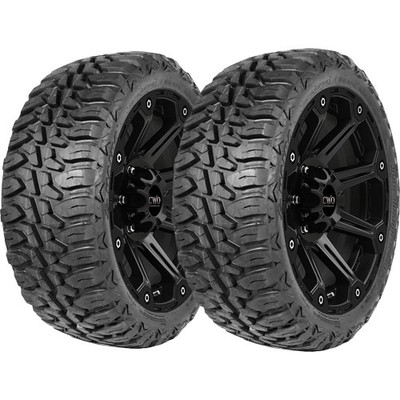 (QTY 2) 32x11.50R15LT Haida HD868 Mud Champ M/T 113Q LRC Black Wall Tires