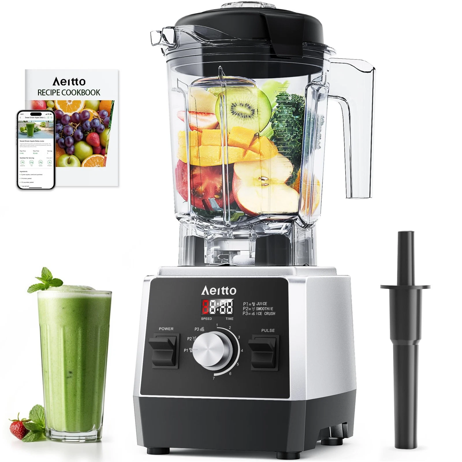 Blenders for Kitchen 1800W Professional Countertop Blender, 68Oz Large Capaci...
Opens in a new wind