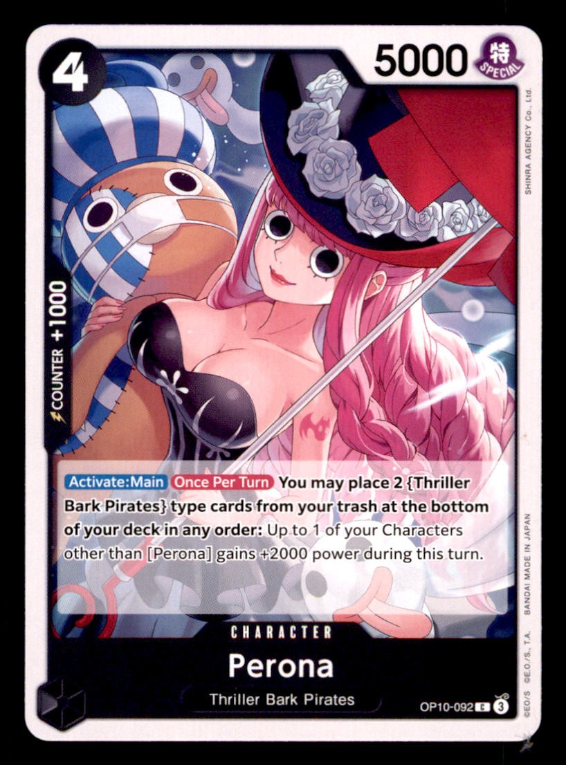 Perona (092) OP10-092 Common Royal Blood One Piece Near Mint