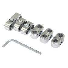 Spark Plug Wire Seperators Chrome 6 Piece Kit Dunebuggy Vw