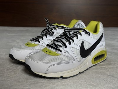 Nike Air Max Command Running White Black Dark Gray Volt Neon Yellow Size 9