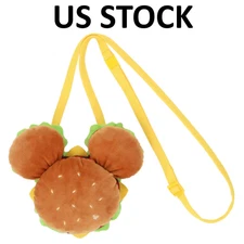 Japan Tokyo Disney Resort 2025 Shoulder bag Mickey Hamburger 【US STOCK】