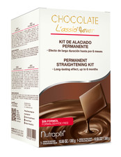 Nutrapel CHOCOLATE L ASSIO 4EVER PERMANENT STRAIGHTENING KIT SET OF 2 