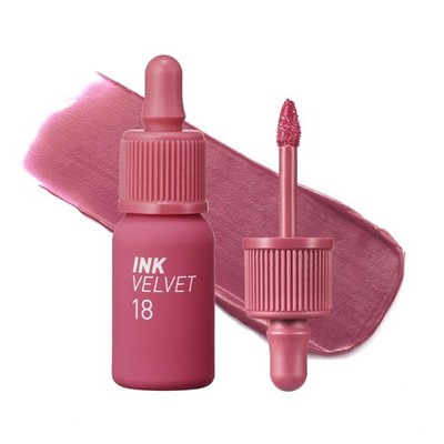 Peripera Ink the Velvet Lip Tint - High Pigment Color, Longwear - PLUM PINK