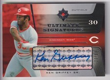 KEN GRIFFEY 2004 UD ULTIMATE COLLECTION BASEBALL AUTOGRAPH AUTO CARD #D 20/69