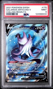 Galarian Articuno V 170/198 Chilling Reign Alternate Full Art
