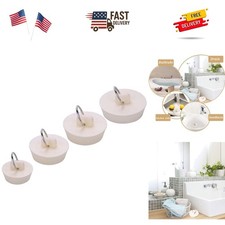 High-Quality Rubber Drain Stopper Set - 4 Sizes for Perfect Fit in Every Drain