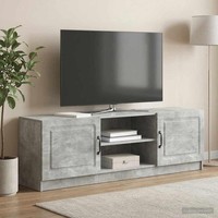 Tv-Schr?Nk Betongrau 150 X 31 X 47 Cm Holzwerkstoff