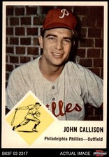 1963 Fleer #51 Johnny Callison Phillies 8 - NM/MT