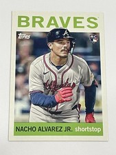 2025 Topps Archives Baseball #73 - Nacho Alvarez Jr. RC - Atlanta Braves